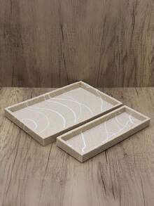 6 قطع مجموعة إكسسوارات الحمام، مصنوعة من مادة الراتنج، تشمل زجاجة غسول، حامل فرشاة الأسنان، موزع الصابون، صينية الزينة، كوب، علبة المناديل - مجموعة إكسسوارات الحمام - متعدد الألوان - مشاهدة 5