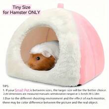 Comfortable Triangle Guinea Pig Hideout - All-Season Washable Small Pet Bed, Suitable For Hamsters, Hedgehogs, Ferrets, And Dwarf Rabbits, Small Pet Bed