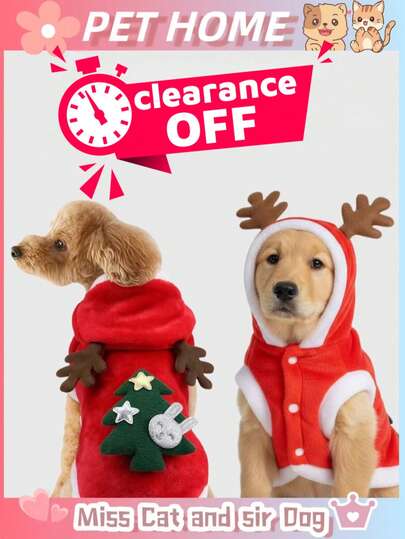 خصومات، ملابس كلاب لعيد الحب، ملابس قطط، ملابس كلاب إناث، ملابس كلاب ذكور، ملابس دافئة للكلاب والقطط في الشتاء، ملابس قطط من الفرو، بذلات للحيوانات الأليفة، مناسبة للكلاب والقطط صغيرة ومتوسطة الحجم، ملابس جراء، طعام الكلاب، قبعة غزال للكلاب، جاكيتات مقنعة للحيوانات الأليفة في الشتاء والخريف، مناسبة لسلالات الكلاب الصغيرة مثل التيدي والجيوا واليوركشاير وغيرها