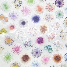 SCXXBSW 50 张彩色烟花装饰贴纸，适用于手机、电脑、笔记本电脑、水杯、滑板等。 - 彩色 - 查看 14