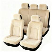 9pcs 5-Seater, 2pcs Front Single Seat, Full Set Of Plush Car Seat Covers | Women's Pink Winter Plush Seat Covers, Universal Size, Knitted Fabric, Machine Washable. Best Gifts For Friends, Graduation Gifts, Back-To-School Gifts, Christmas Decorations, Valentine's Day Gifts, Gifts For Mom And Dad, Halloween, Thanksgiving, Personalized Gifts, Birthday Gifts, New Year Gifts. - 座椅套 - 查看 16