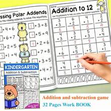 32 Pages 0-10 Addition And Subtraction Math Practice, Pre-School Education, 1st Grade Elementary Students, Kindergarten Workbook Mental Arithmetic Exercise Book With Illustrated Problems And Calculations - Multicolor - View 12