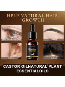 West Month Castor Oil Eyelash Serum Dense Moisturizing Natural Lengthening Black Curling Gentle Eyelash Serum - 1 CÁI - Xem 2