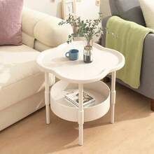 1 pieza Mesa lateral móvil moderna y minimalista, adecuada para sala de estar, dormitorio, balcón - Mesa de café, mesa lateral de sofá, mesita de noche - Multicolor - Ver 4