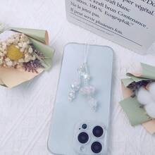 1-4PCS Cute Phone Charms Aesthetic Y2K Cell Phone Charms Strap Strawberry Butterfly Star PhoneCharm Y2K Accessories For Bag Keychain  Camera Pendants Decor - 1xWhiteCloud - 查看 7