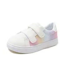 1 đôi giày thể thao nữ màu hồng ombre trang trí, màu trơn, kiểu dáng dễ thương. - Hồng - Xem 12