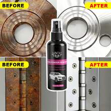 Universal Car Metal Rust Remover And Protective Spray, Iron Conversion Agent Spray, Metal Rust Remover, Suitable For Car Parts, Tires, Rims, Doors, Etc., Effectively Removes Rust And Repairs