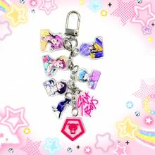 Acrylic Keychain Pendant, Blue Cat Charm, Kpop Girl/Boy Group Merchandise, Party Favor, Birthday Gift, Stuffing - Multicolor - View 10