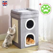Cat House Foldable Storage Cat Cage Pet Cat Scratching Board Three-Dimensional - 64*40*40cm - View 1