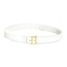 ECHAIN 1条窄款连衣裙腰带，适合搭配牛仔裤，搭扣式女士腰带，宽0.9英寸，有白色/红色/棕色/黑色可选