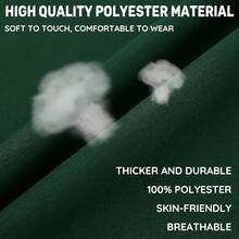 2 Pcs Plus Size Chef Apron, Unisex Professional Apron With 2 Pockets For CooFKing, Work, BaFKing (Larger Size) - Green - View 5