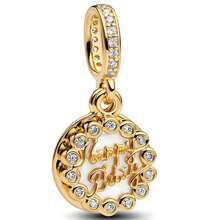 1pc Fashionable Shiny Gold Plated Pendant, Suitable For Bracelets And Necklaces, DIY Holiday Gift - Multicolor - View 6