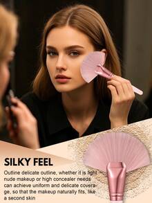 Eid Al-Fitr 36pcs/1pc Soft Makeup Brush Set, Including Powder Brush, Blush Brush, Contour Brush, Highlighter Brush, Foundation Brush, Nose Shadow Brush, Eyeshadow Brush, Eyebrow Brush, Lip Brush, And Detail Brush; Suitable For Beginner Makeup, Professional Makeup Artistry, And Makeup Beginners' Practice - Pink - View 9