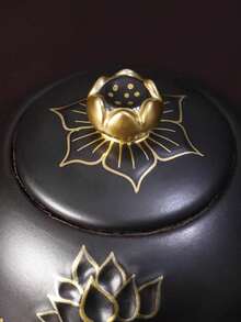 陶瓷小骨灰瓮，用于盛放人类骨灰，成人男女适用，冰裂纹造型，可用于盛放人类或宠物骨灰，青瓷材质 - 彩色 - 查看 10