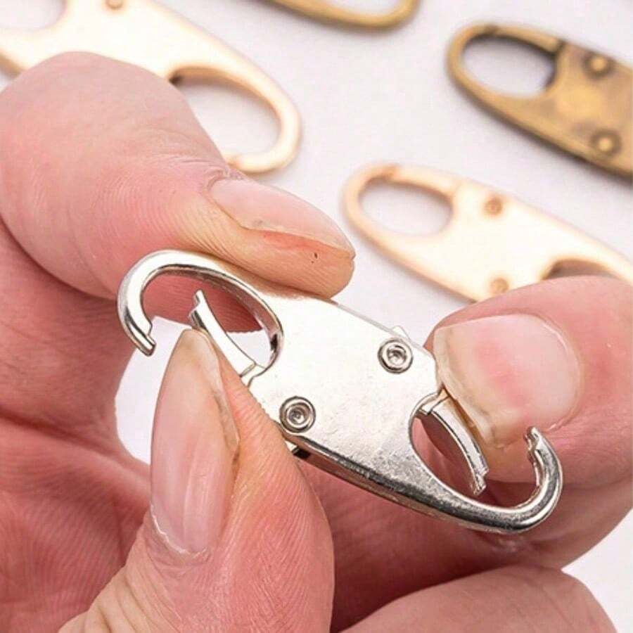 1pcs S-Shaped Spring Buckle Quick Hanging Key, Luggage Chain, Metal Alloy Mountaineering Buckle, Mini Figure-Eight Buckle Adjustment Buckle - Multicolor - View 1