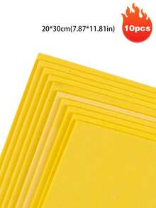 10pcs 2mm Thick, 20x30cm Colorful Sponge Paper Foam Paper With Glitter Plastic Paper, Assorted Colors, Suitable For Art And Craft School Projects, Scrapbooking, DIY Role Play, EVA Foam Paper Set For Handmade And DIY Arts - Multicolor - View 32