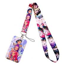 1pc KPOP Witch Hunting Girl Group Retractable ID Card Holder, Long Lanyard Student Card Holder, Phone Hanging Strap, Self-Retracting Cord DIY Card Holder, Cartoon Student Campus ID Card Holder, Work ID Badge Holder, Subway/Bus Pass Protector, Campus Card Holder, Back To School Student ID Card Holder - Multicolor - View 7