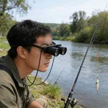 3-In-1 Portable Optical Device - Magnifier And Binoculars In One, Adjustable Magnification And Focus, Compact And Suitable For Birdwatching, Hunting, Fishing And Other Outdoor Activities