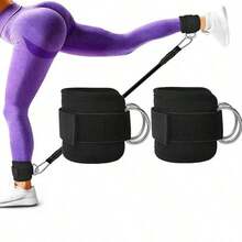 2 قطعة أربطة للكاحل لتدريب عضلات الساق والفخذ - متعدد الألوان - مشاهدة 4