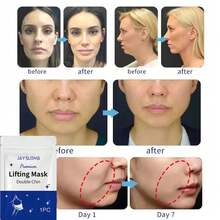 New V-Shape Face Slimming Mask Remove Double Chin Firming Lifting Face Line Fat Burning Anti Aging Beauty Massage Care Products - 1個 - 查看 3