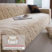 1pc Pet-Friendly Sofa Cover, Wrinkle-Resistant, Anti-Slip, Evenly Stitched, Durable, Wear-Resistant, Easy Care, Machine Washable, Suitable For Bedroom, Living Room, Office, Indoor And Outdoor Sofa Protection - Khaki - View 11