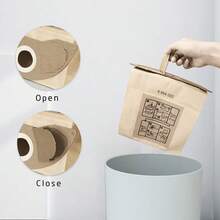 通用吸尘器尘袋，兼容WD2 MV2 WD3 MV3等型号，滤纸替换袋 - 棕色 - 查看 5