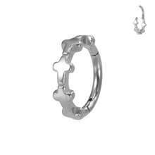 1件装 Huggie Cross 小号耳环，女士不锈钢朋克风耳环，耳骨、耳屏、耳廓、耳廓穿孔饰品 - 彩色 - 查看 15