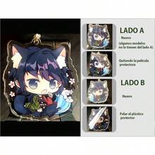 TendenciaHonkai: Star Rail Llavero Acrílico Anime Cosplay Doble VistaCalidad premium - Jingliu B - Ver 2