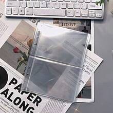 10 tờ giấy rời PP trong suốt khổ A5, giấy chèn album ảnh 6 lỗ 3"/5"/7", hộp đựng sticker. - Trong sáng - Xem 1