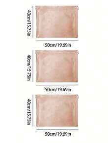 缎面抽绳防尘袋，适用于珠宝首饰及配饰；丝绸抽绳旅行收纳袋；便携式抽绳封口袋，适用于衣物鞋履；大容量手提包防尘袋；自封抽绳收纳袋；旅行配件收纳整理便携式防尘袋 - 香檳色 - 查看 17