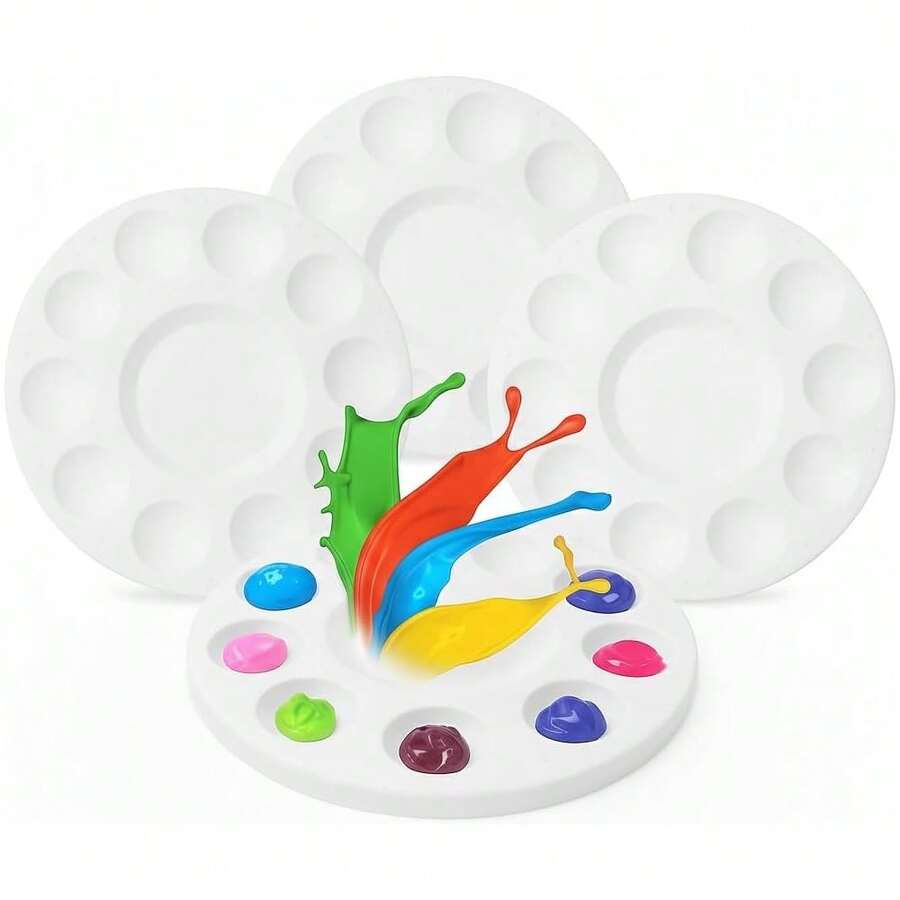 New - 4 Pack Paint Tray , Kids' Plastic Paint Holder, Trays For Kids - 4 Pack - View 1
