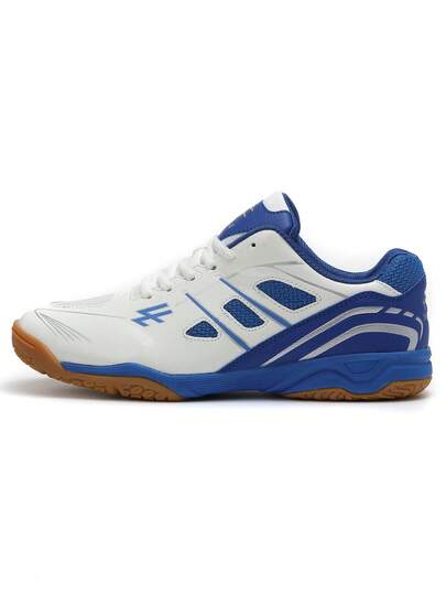 1 par herrskor i enfärgat PU-läder med snörning, lätta, andningsbara, halkfria, stödjande, multifunktionella sportskor för fitness, träning, alla årstider