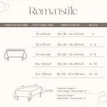 Romanstile Valentines Pink Gingham Tablecloth Square, Waterproof Heavy Duty Linen Cotton Checkered Table Cloth With Tassel, Wrinkle Free Plaid Table Cover For Spring Easter Outdoor - 55 X 55 Inch - 粉紅色格子呢 - 查看 7