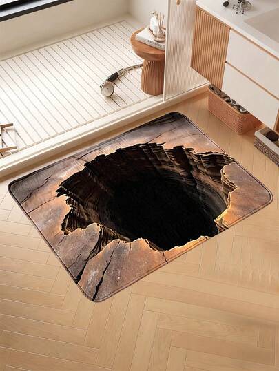 1 st. klassisk rektangulär matta i konstkashmir med vit bas, mjukt och bekvämt material, blekningsbeständig efter upprepad tvätt, skrynkelfri när den är vikt, lämplig för vardagsrum, sovrum och annan rumsinredning