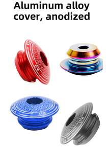 Aluminum Alloy Handlebar Plugs For Road Bike, Mountain Bike Handlebar Grips Plugs - Multicolor - View 4
