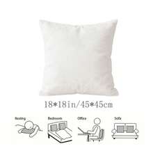 Home Big Tiger 2 Decorative Square Throw Pillow Case Covers Thanksgiving Decor F - trắng - Xem 2