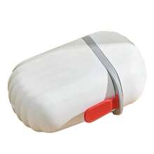 Portable Travel Soap Dish With Lid: Ideal For Camping, Gym, Hiking And Outdoor Adventures. - White - View 6