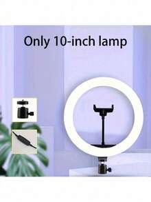 Professional 10" USB LED Ring Light Kit – Adjustable Color, Sturdy Tripod Stand & Phone Holder For Video, Selfie, Makeup" Suitable For Photography, Video Recording, Live Streaming, Zoom Meeting, With Stand Selfie Light Suitable For Photography, Video Recording, Live Streaming, Zoom Meeting, Vlogging, With Stand Photography Video Recording Live Streaming Room Meeting Vlogging Phone Light Ring Light With Stand - Multicolor - View 11