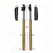 ZhdnBhnos " Front Fork Shocker For CC CC Dirt Pit Bike Complete Mm/Mm Upside Down Front Fork Suspension Shocks Absorber And Triple Clamp Handlebar Riser Set - Variant,1 - View 3