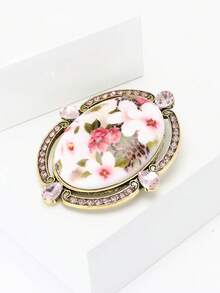 珐琅巴洛克胸针 - 精致创意别针，男女皆宜，休闲派对珠宝配饰/朋友礼物徽章装饰 - 巴洛克 - 查看 5