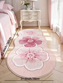 DAJIANG Thảm len họa tiết hoa anh đào màu hồng, thích hợp cho phòng tắm, nhà bếp, ngoài trời, trong nhà, hành lang, phòng ngủ, phòng khách. Có thể giặt máy, dễ vệ sinh, mặt sau chống trượt. Thích hợp trang trí phòng ngủ mùa đông, trang trí ngày lễ Tình nhân, trang trí phòng ngủ ngày lễ, phụ kiện phòng tắm, bộ trang trí phòng. - Nhiều màu - Xem 13