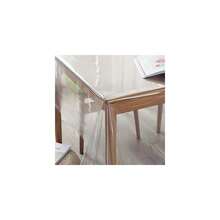 Clear Plastic 1OO% Waterproof Tablecloth - 60 X 102 Inch - Vinyl PVC Rectangle Table Cloth Protector Oil Spill Proof Wipe Clean Table Cover For Dining Tables, Parties & Camping, Crystal Clear - CrystalClear60inchx102inchRectangular - View 7