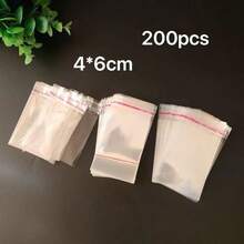 200 cuộn băng keo OPP nhiều kích cỡ dùng để đóng gói trang sức, chống oxy hóa, thích hợp để trưng bày trang sức, đóng gói quà tặng và các dịp lễ. - Trong sáng - Xem 7