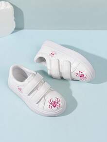 2026年春季最新款蜘蛛网图案设计运动鞋，休闲时尚白色鞋 - 白色 - 查看 5