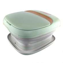 (EU Plug) 1pc Foldable Electric Foot Spa Bath Massager, Automatic Temperature Control, Foot Massage Basin With Rollers, Ideal For Gift Or Personal Use - Green - View 11