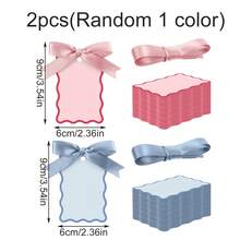 12 piezas Tarjetas de nombre con forma de concha y cintas, Tarjetas de mesa de boda DIY, Tarjetas de regalo de fiesta con etiqueta rosa manuscrita, Tarjetas de regalo de cumpleaños con cintas, Adecuado para decoración de escritorio, Tarjetas de boda DIY, Fiesta de cumpleaños, Suministros de fiesta (Azul y Rosa) - Multicolor - Ver 13