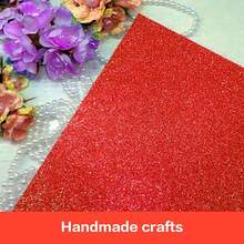 30 Sheets Red Glitter Cardstock 8.5 X 11 Inches, Heavyweight 230gsm Premium Sparkling Card Stock Paper For Card MaFKing DIY Craft Party Decoration Schoolsss Student Supplies (Red) - Red - 查看 6