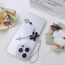 1-4PCS Cute Phone Charms Aesthetic Y2K Cell Phone Charms Strap Strawberry Butterfly Star PhoneCharm Y2K Accessories For Bag Keychain  Camera Pendants Decor - 1x粉紅熊 - 查看 7