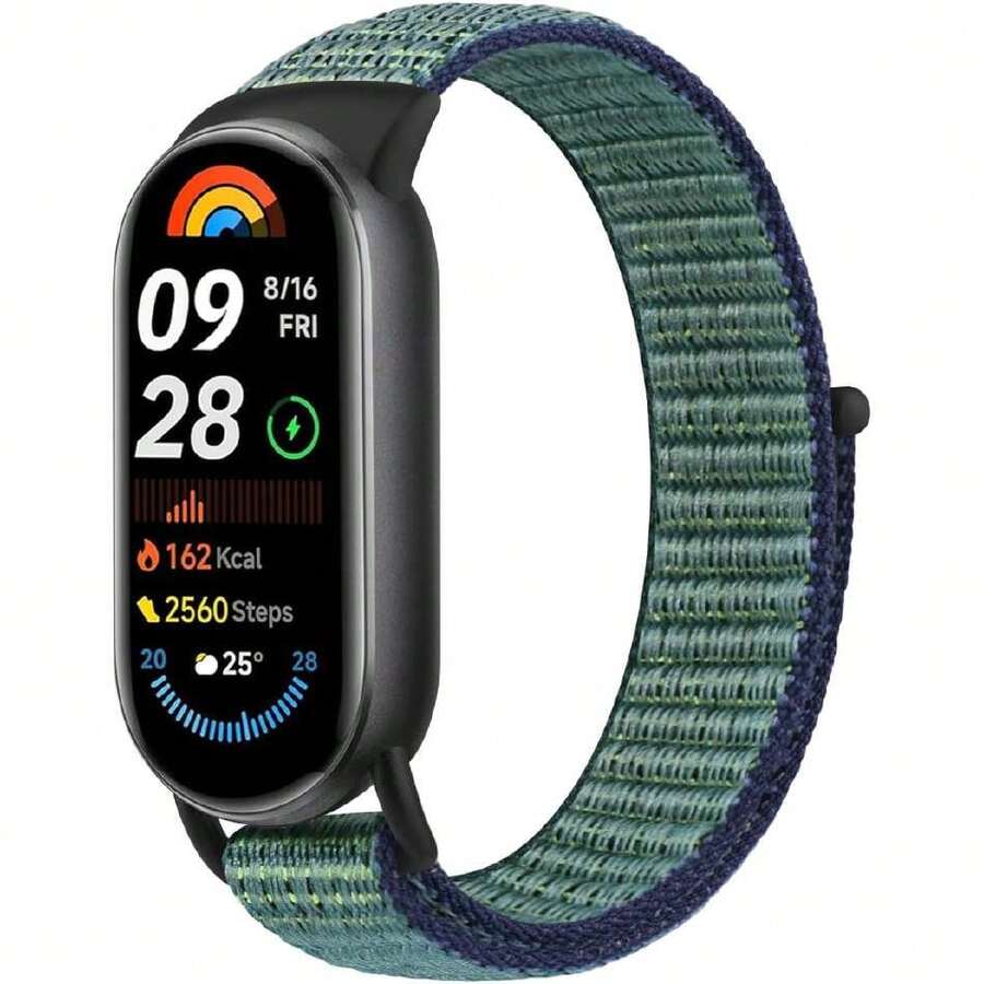 Nylon Correas para Xiaomi Mi Band 8/9/10 Correa, Brazalete de Reemplazo de Suave para Xiaomi Mi Band 8 9 10 para Mujeres Hombres,38913979 - transparente - Ver 1