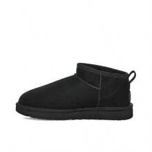 (WMNS) UGG Classic Ultra Mini 'Black' - 黑色 - 查看 1